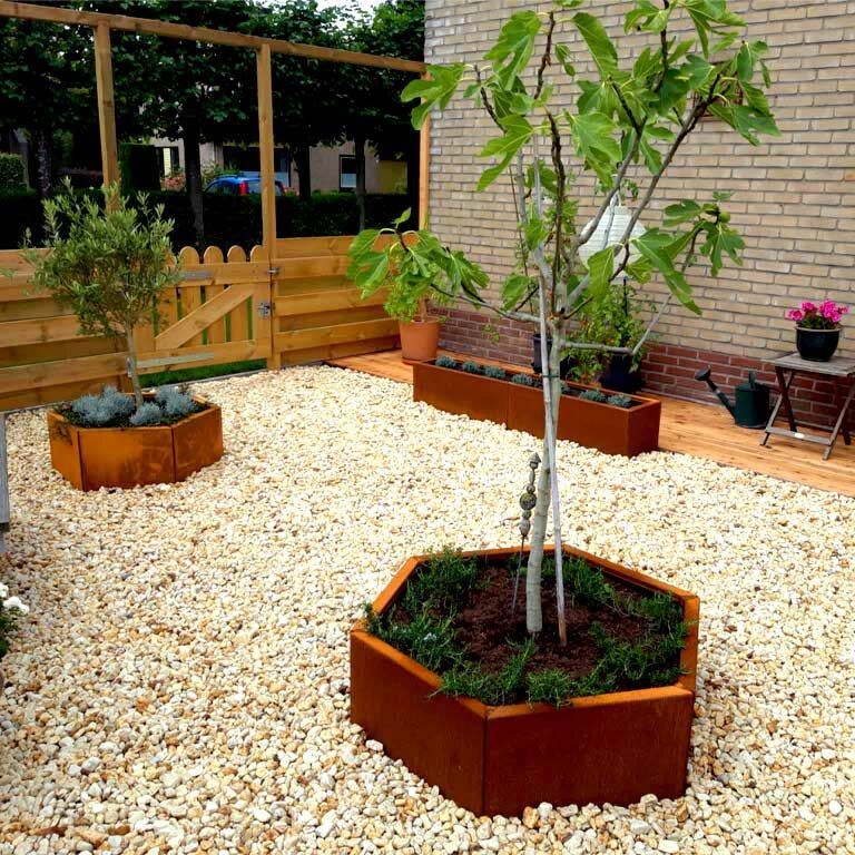 Corten steel planter Denver 50
