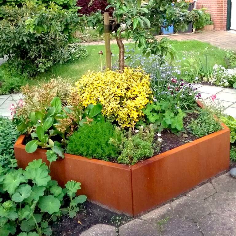 Corten steel planter Denver 80