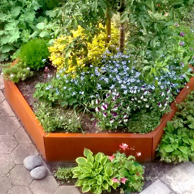 Corten steel planter Denver 100