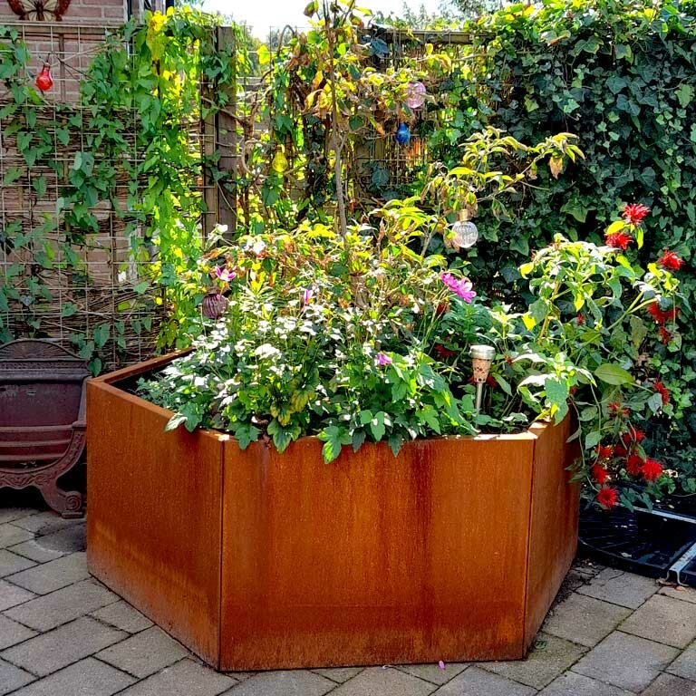 Corten steel planter Denver 60