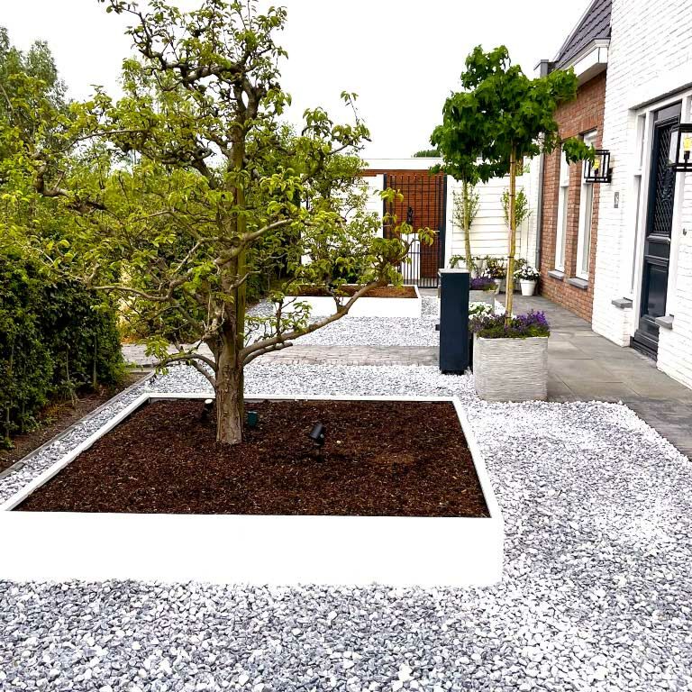 Powder coated steel planter Miami xxl 200 x 200 cm