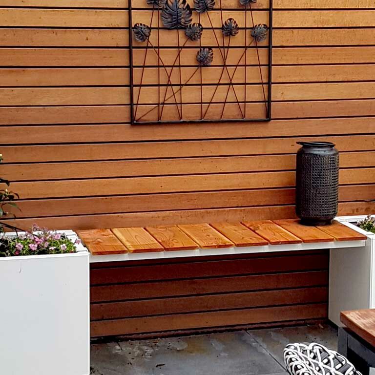 Powder-coated steel Vegas Bench