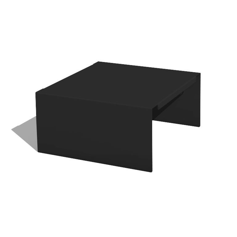Powder coated steel platform for planter 40 x 41 x 20 cm