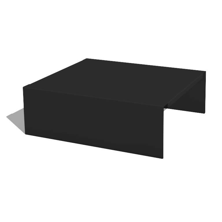 Powder coated steel platform for planter 60 x 51 x 20 cm
