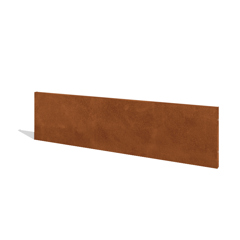 Corten steel garden fence H panel 180 x 47,5 cm