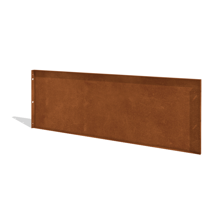 Corten steel garden fence H panel 180 x 63,3 cm