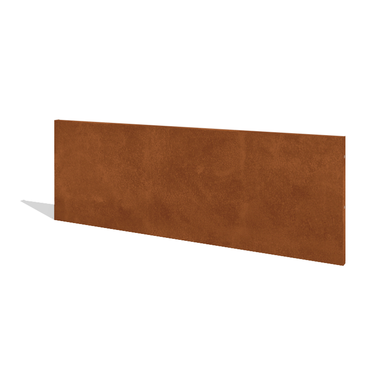 Corten steel garden fence H panel 180 x 63,3 cm