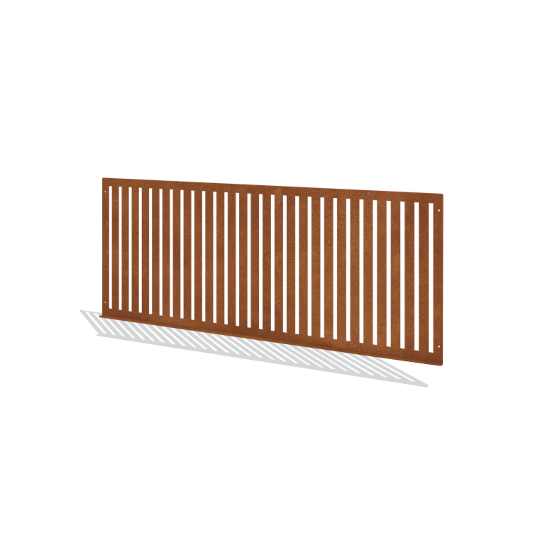 Corten steel decorative fence S 149 x 60 cm