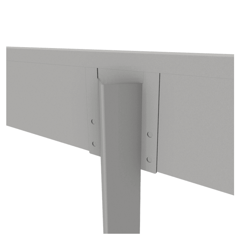 Galvanised steel support pin short 12 - 15 cm