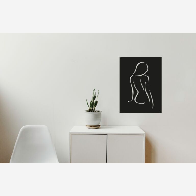 Metal wall decor Woman
