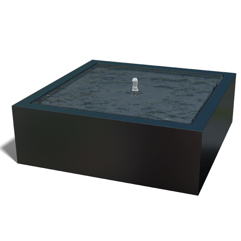 Aluminium water table 120 x 120 x 40 cm