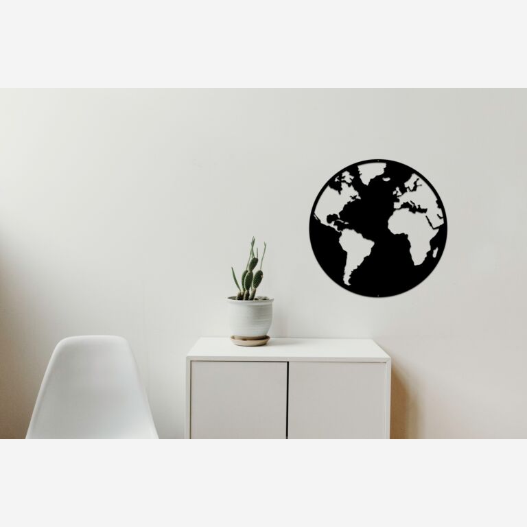 Metal wall decor Globe