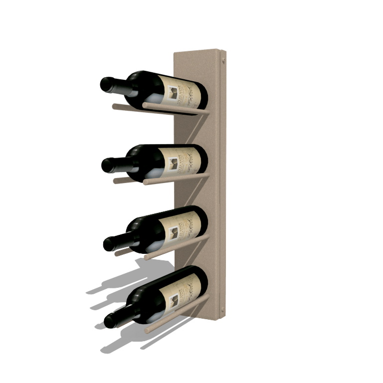Powder coated steel wine rack Puglia 55 cm