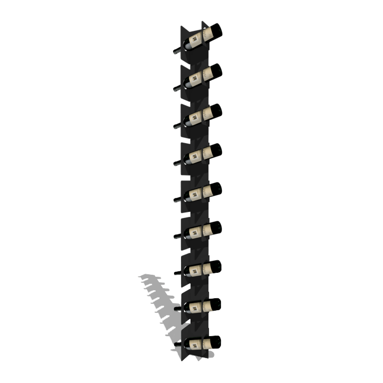 Powder coated steel wine rack Veneto 186 cm