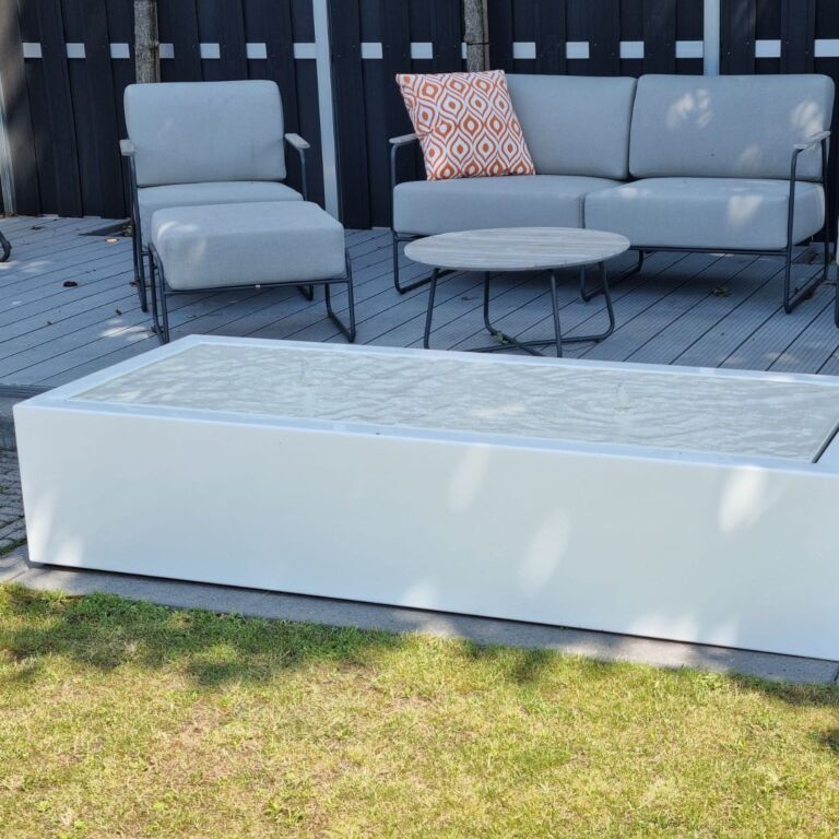 Aluminium water table 200 x 80 x 40 cm