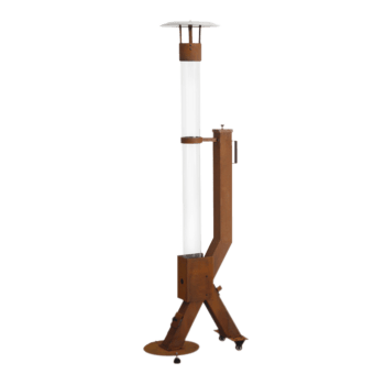 Pellet patio heater - Rocket - Corten