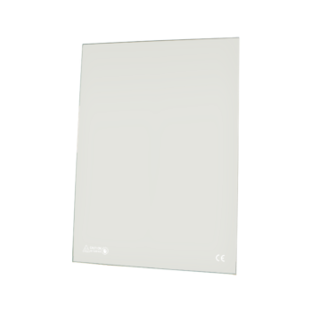 Pellet patio heaters - Glass window