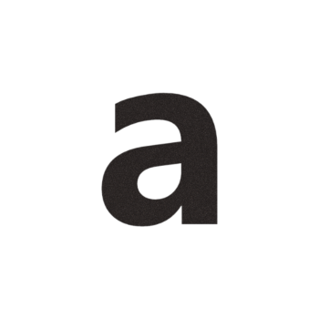 Black Stainless steel house number a - 10 cm