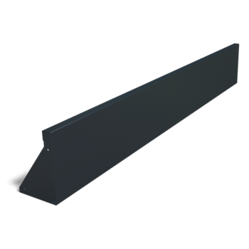 Steel retaining wall - Straight - 200 x 30 cm - Other RAL colour