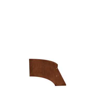Corten steel retaining wall - Inner curve - 50 x 50 x 40 cm