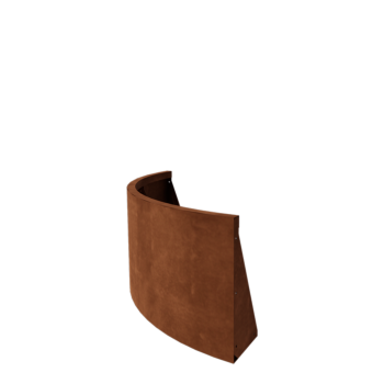 Corten steel retaining wall - Outer curve - 100 x 100 x 50 cm