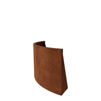 Corten steel retaining wall - Outer curve - 100 x 100 x 60 cm