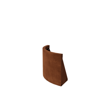 Corten steel retaining wall - Outer curve - 50 x 50 x 40 cm
