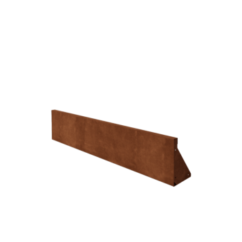 Corten steel retaining wall - Straight - 150 x 30 cm