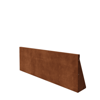 Corten steel retaining wall - Straight - 150 x 50 cm