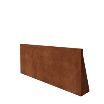 Corten steel retaining wall - Straight - 150 x 60 cm