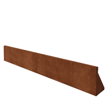 Corten steel retaining wall - Straight - 200 x 30 cm