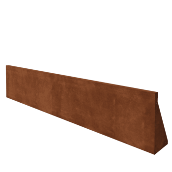 Corten steel retaining wall - Straight - 200 x 40 cm