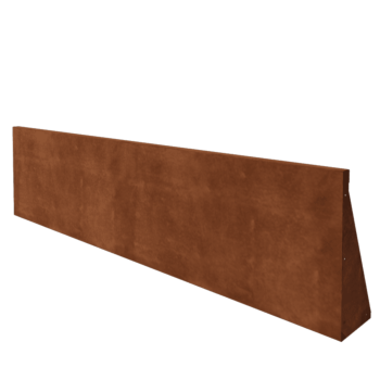 Corten steel retaining wall - Straight - 200 x 50 cm