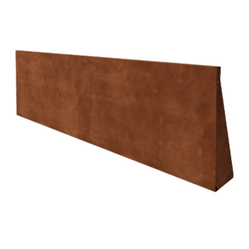 Corten steel retaining wall - Straight - 200 x 60 cm