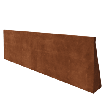 Corten steel retaining wall - Straight - 200 x 60 cm