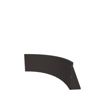 Steel retaining wall - Inner curve - 100 x 100 x 50 cm - Other RAL colour