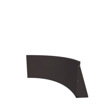 Steel retaining wall - Inner curve - 100 x 100 x 60 cm - Other RAL colour