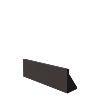 Steel retaining wall - Straight - 100 x 30 cm - Other RAL colour