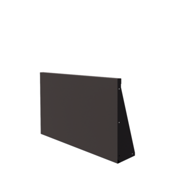 Steel retaining wall - Straight - 100 x 60 cm - Other RAL colour