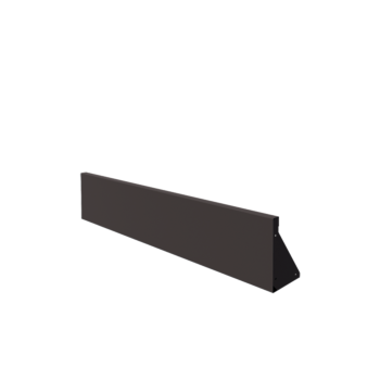 Steel retaining wall - Straight - 150 x 30 cm - RAL7016 matt (anthracite grey)
