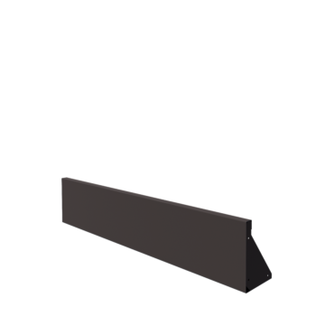 Steel retaining wall - Straight - 150 x 30 cm - RAL7016 matt (anthracite grey)