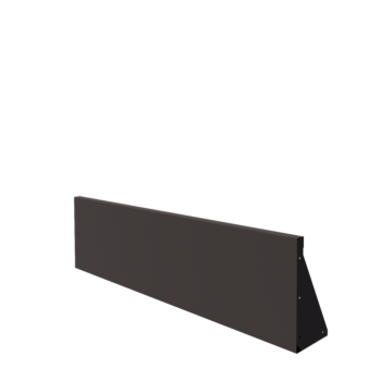 Steel retaining wall - Straight - 150 x 40 cm - RAL7016 matt (anthracite grey)