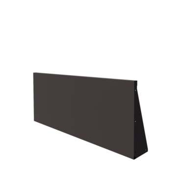 Steel retaining wall - Straight - 150 x 60 cm - Other RAL colour