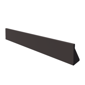 Steel retaining wall - Straight - 200 x 30 cm - RAL7016 matt (anthracite grey)