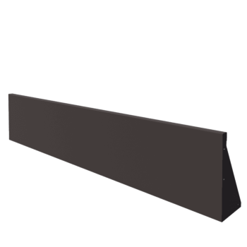 Steel retaining wall - Straight - 200 x 40 cm - RAL7016 matt (anthracite grey)