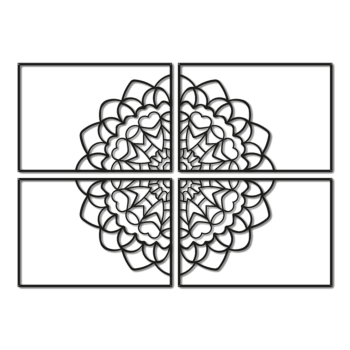 Metal Wall Decoration Mandala *OP=OP