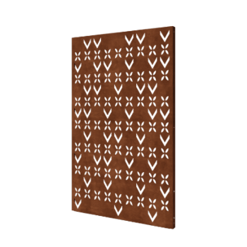 Corten steel panel roof motif composition 5 120 x 6 x 190 cm