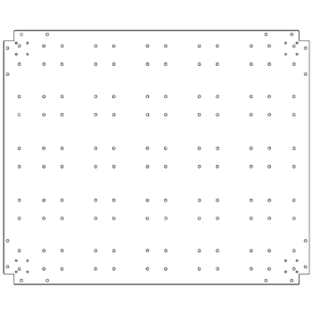 Galvanised bottom plate - 100 x 120 cm