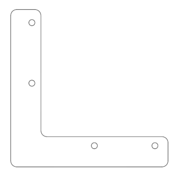 Galvanised steel coupling plate Kansas