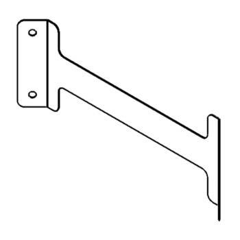 Galvanised steel bracing strap 40 cm